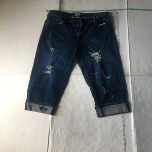 Capri Navy Blue Jeans